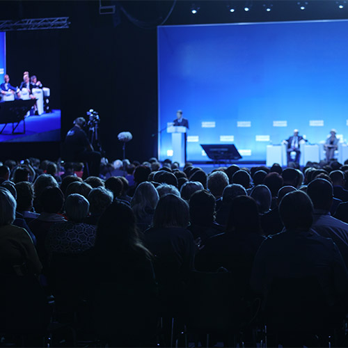 Photo de la Radio Live pour l'Innovation Show, salon de l'innovation du groupe Crédit Agricole.